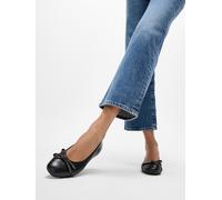 FitFlop FitFlop Black Delicato Glitz Bow Leather Ballet Flats Black EU 38 (UK 5)