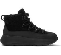 FitFlop FitFlop Black F-Mode Teddy Collar Warm Suede Lace Up Boots