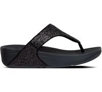 FitFlop FitFlop Black Lulu Glitter Toe-Post Sandals