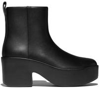 FitFlop FitFlop Black Platforms Leather Heeled Ankle Boots