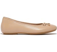 FitFlop FitFlop Cream Delicato Bow Soft Leather Ballet Flats Cream EU 37 (UK 4)