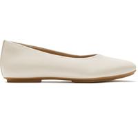FitFlop FitFlop Cream Delicato High-Cut Soft-Leather Ballet Flats Cream EU 37 (UK 4)