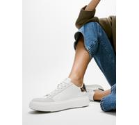 FitFlop FitFlop Leopard Print Backtab Leather Suede White Sneakers