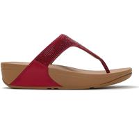 FitFlop FitFlop Red Lulu Crystal Embellished Toe-Post Sandals