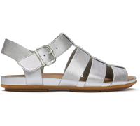 FitFlop FitFlop Silver Gracie Leather Fisherman Sandals
