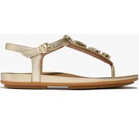 Fitflop Gracie Ultra Jewel T Bar Sandals Argenté EU 41 Femme