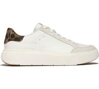 FitFlop FitFlop White F-Mode Flow Sequin Suede Leather Flatform Trainers