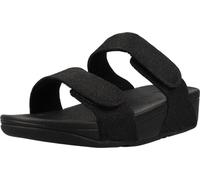 Mules femmes FitFlop LULU ADJUSTABLE SHIMMERLUX SLIDES Noir 40