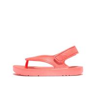 Fitflop Garçon Fille Iqushion Tongs ergonomiques Scintillantes pour Enfants Tongues, Rosy Coral, 28 EU