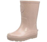 Fitflop Garçon Unisex Kinder Toddler Wonderwelly Sparkle Botte Tendance, Paillettes Or Rose, 25 EU