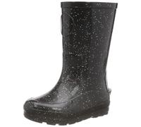 Fitflop Garçon Unisex Kinder Wonderwelly Sparkle pour Enfant Botte Tendance, Noir pailleté, 24 EU