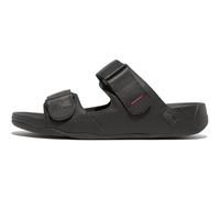 Fitflop Homme Gogh MOC-Leather Sandale Glissante, Noir Noir 001, 42 EU