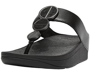 Fitflop Halo Metallic Femme Sandales Noir 36 EU
