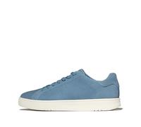 Fitflop Homme Rally II Mens Suede Sneakers Basket, Bleu Froid, 44.5 EU