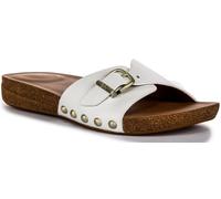 Fitflop Iqushion Boucle Ajustable Urbaine Slip On Femmes Silder Blanc UK 3 - 8