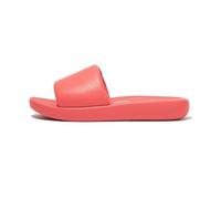 FitFlop iQushion D-Luxe Sandales à enfiler en cuir rembourré pour femme, Corail rose, 39 EU