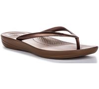 FITFLOP Iqushion Ergonomique Haut Rebound Air Mousse Femmes Sandale Bronze UK 3