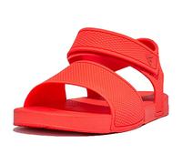 Fitflop Garçon Unisex Kinder Iqushion Kids Ergonomic Back Strap Sandal, Neon Orange, 25 EU
