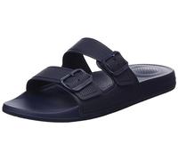 Fitflop Homme Iqushion-Glissière réglable à Deux Barres Sandale Glissante, Bleu Marine, 41 EU