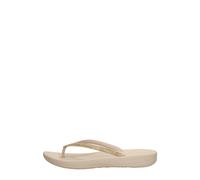 Fitflop - iQushion Sparkle Flip Flop - Femme - Chaussures - Beige - Taille: 41 EU
