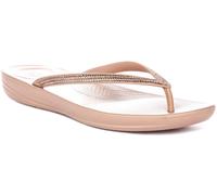 Fitflop Iqushion Tongs Ergonomiques Beige Femme, Pointure UK 4 à 7