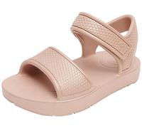 Fitflop Kids Iqushion Sandal with Backstrap Solid, Tongues, Rose Gold,