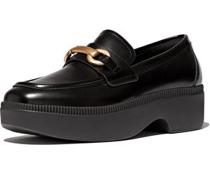 FitFlop Loafer Femme F-Luma Chunky-Snaffle Box-Leather D/Wedge Loafers HY3 EUR 37