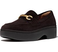 FitFlop Loafer Femme F-Luma Chunky-Snaffle Suede Demi-Wedge Loafers II8 EUR 42
