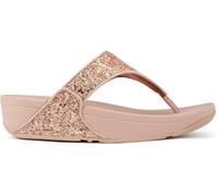 Fitflop Femme Lulu Glitter Toe-Thongs Sandale cale, Rose Gold, 39 EU