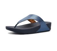 Fitflop Sandales Lulu cuir entre-doigt Bleu Taille 40 Femme