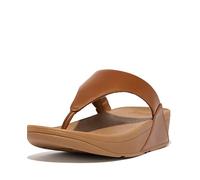 Tongs femmes FitFlop LULU LEATHER TOEPOST Marron 38