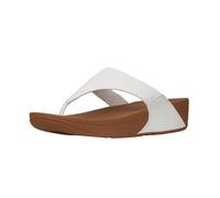 Fitflop Lulu Leather Toepost, Sandales Bout ouvert Femme - Blanc (Urban White 024) - 39 EU