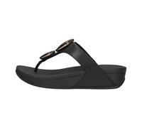 Fitflop - Lulu Marbled Stone Toe-post - Femme - Chaussures - Noir - Taille: 36 EU