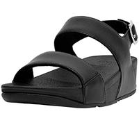 Fitflop Femme Lulu Leather Back-Strap Sandals cale, All Black, 41 EU