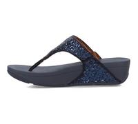 Fitflop Lulu Toe Post - Glitter, Sandales Bout ouvert femme, Bleu (Midnight Navy 399), 42 EU