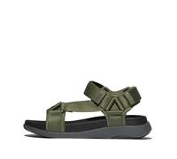 Fitflop Men's F-Mode Go Adj. Webbing Back-Strap Sandals, Safari Green, 42 EU