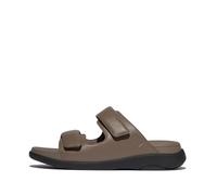 Fitflop Men's F-Mode Go Adjustable Two-bar Slides Sandal, noix, 41 EU