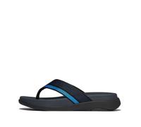 Fitflop Men's F-Mode Go Tonal-Edge Webbing Toe-Post Sandals, bleu marine, 43 EU