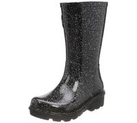Fitflop Mixte enfant Wonderwelly pour Enfants Botte tendance , Noir Pailleté,35 EU