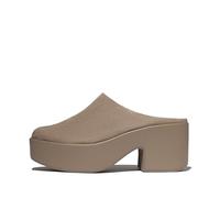 Fitflop Mules à Talons en Daim Platfforms pour Femme, Taupe, 36 EU