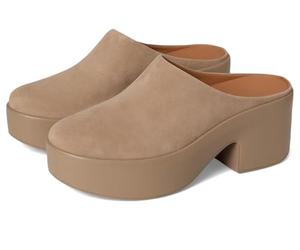 Fitflop Mules à Talons en Daim Platfforms pour Femme, Taupe, 40 EU