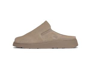 Fitflop Mules Gen-FF en Daim élastique pour Femme, Taupe, 43 EU