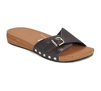 Fitflop Iqushion Adjustable Buckle Leather Slides Marron EU 37 Femme