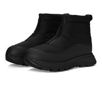 Fitflop Neo-d-hyker Bottines d'extérieur rembourrées avec fermeture éclair sur le devant pour femme, Tout noir doré profond, 43 EU