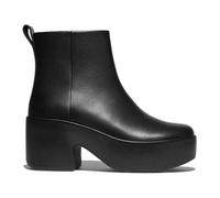 Fitflop Platfforms Leather Heeled Ankle Boots