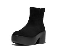 Fitflop Platfforms Suede Heeled Ankle Boots