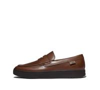 Fitflop Rally Mocassins en Cuir pour Homme, Chocolat, Pointure 43, Chocolat, 44 EU