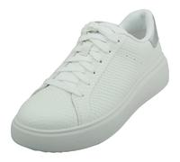 Fitflop RTG Baskets à lacets en cuir pour femme Blanc/argenté