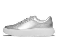 FitFlop Rtg Metallic-Leather Baskets pour femme, silverl, 42 EU