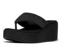 FitFlop Sandales compensées Platfforms pour femme, Entièrement noir, 43 EU